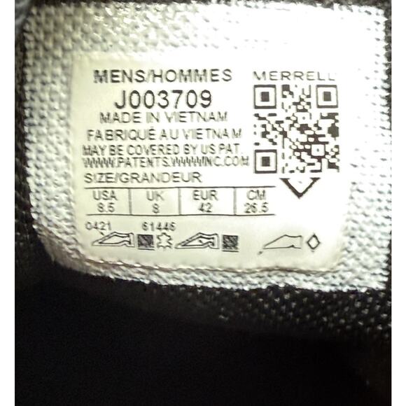 Merrell Shoes Mens 8.5 Burnt Rock Sneakers Suede Casual Running Hiking Lifestyle - Picture 9 of 9